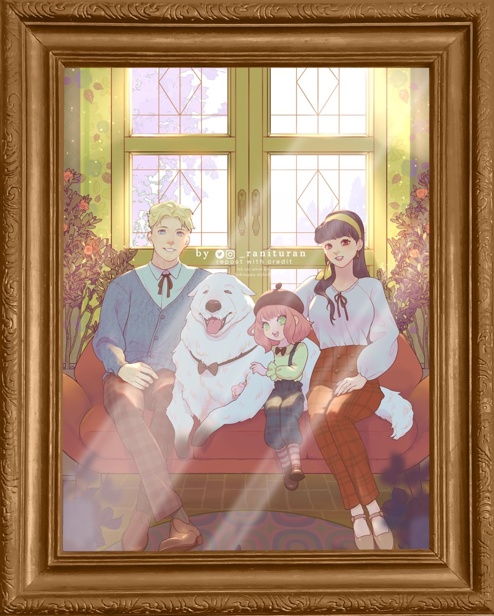 WELCOME TO THE FORGER FAMILY, BOND! 🥰🫶 #SPY_FAMILY #loidyor #AnyaForger #BondBestDoggo #ArtistOfIndonesia