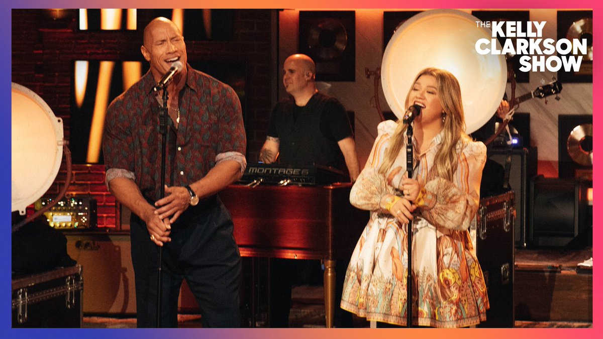 The Kelly Clarkson Show On Twitter Kelly Clarkson Dwayne therock 