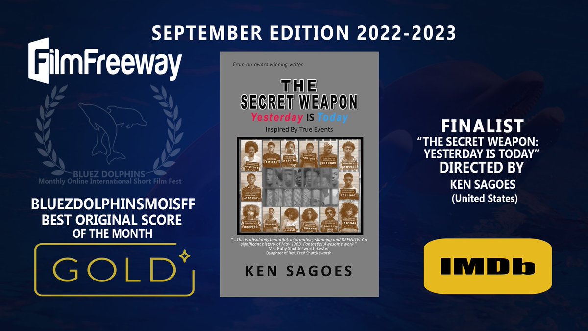 BLUEZ DOLPHINS - MONTHLY ONLINE INTERNATIONAL SHORT FILM FEST: WINNERS OF SEPTEMBER EDITION 2022-2023.
Congratulations!!!!