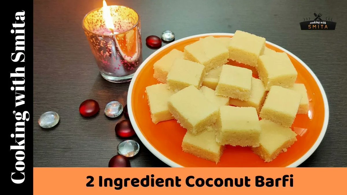 CookingwidSmita's tweet photo. No-Cook 2 Ingredient Coconut Barfi | Diwali Special

Text Recipe - https://t.co/1AJKGbwY79
Video Recipe - https://t.co/aqJxnkED3A

#Coconut #Barfi #Diwali #Recipe #Sweets https://t.co/ww17kaJ4Fr