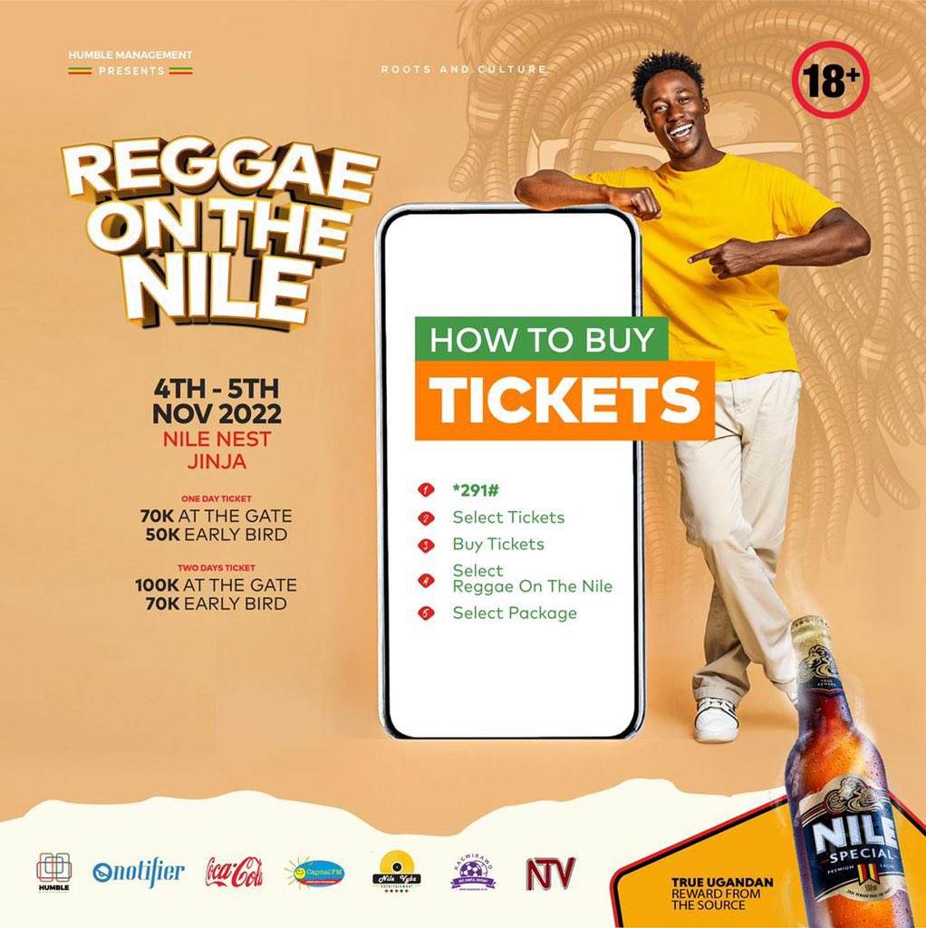 The #NSReggeaOnTheNile is aiming at adopting a mode that will enable artists, painters, fashion designers to showcase at the event. Grab a ticket now from flexi pay by dialing*291# follow steps and secure your ticket. Cc @NileSpecial #MadeOfUganda