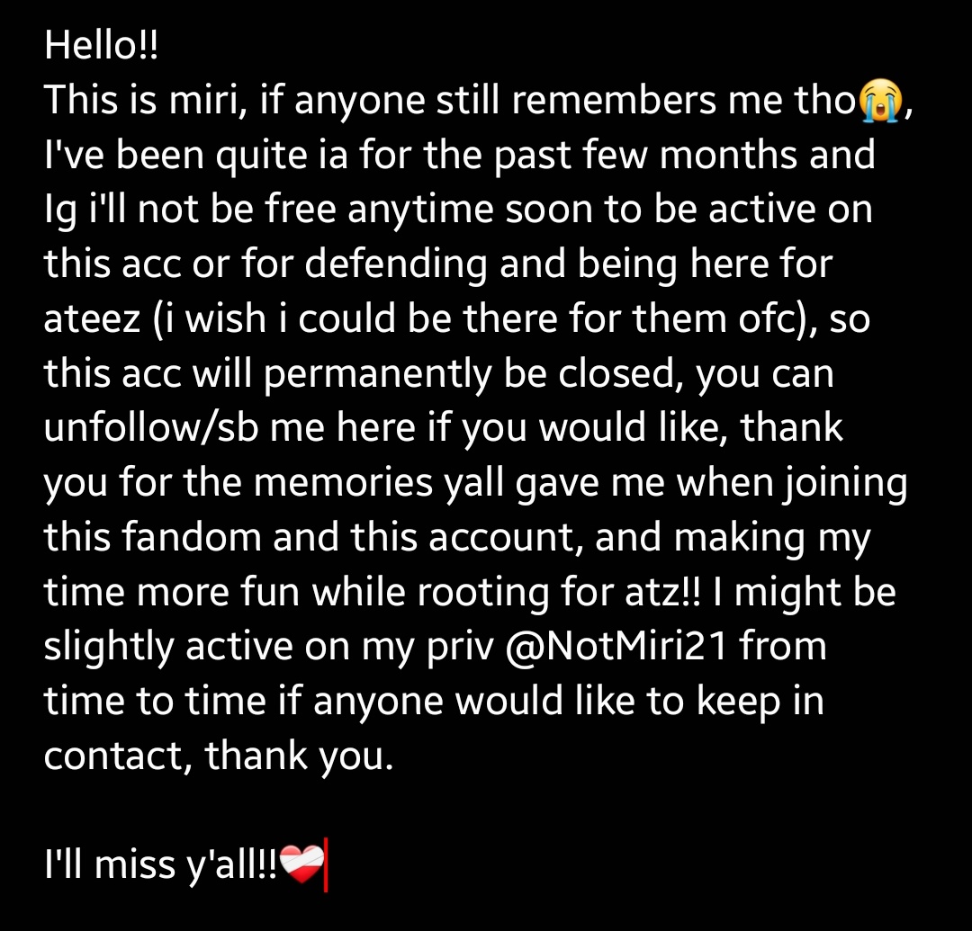 woosang21's tweet photo. I might be back some day, but i will definitely start new by then. Thank you everyone for the memories and fun i had here. https://t.co/qB8mC71QMK