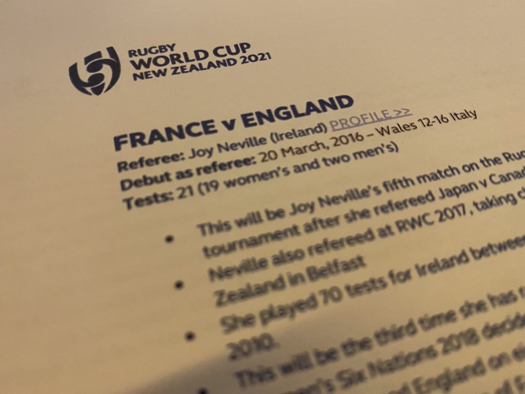 nickheathsport's tweet photo. Nearly there…
• An England bonus pt win will earn them a quarter-final spot
• France have only won 1 of the last 14 meetings
• The Red Roses are looking for consecutive win 27
#LaCrunch https://t.co/oNDjxNe2OG