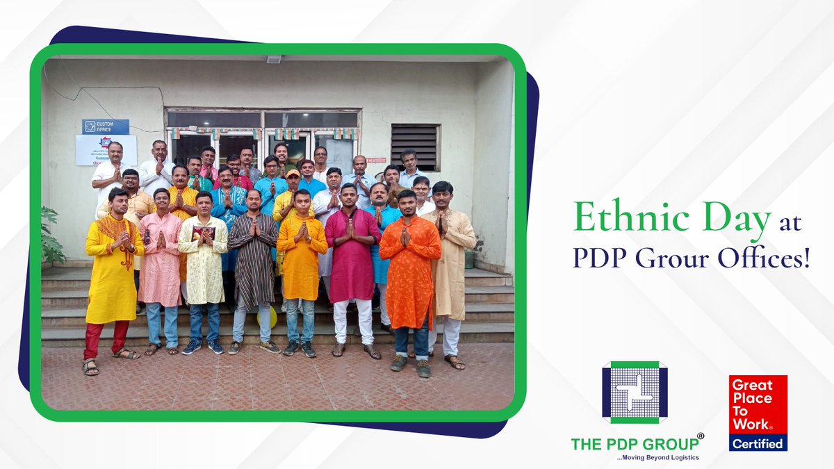 ThePDPGroup's tweet photo. We had a fun-filled #EthnicDay celebration at all our office premises before the #DurgaPuja break! Don't our employees look great in traditional wear!
#funatwork #lifeatpdp #officeevents #GreatPlaceToWork2022 https://t.co/VpCtzEhrrg