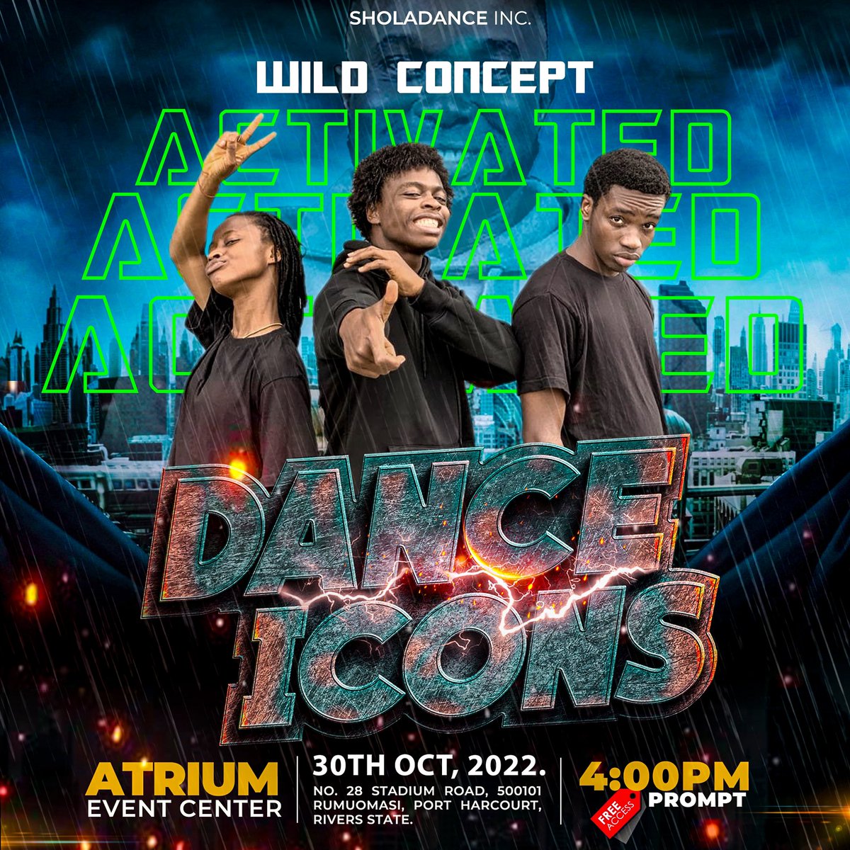 danceicons_ng's tweet photo. Wild Concept are very unpredictable, one minute you're wondering what's going on, the next you're screaming on top of your voice.

Get this feel at the Dance Icons 2022.

Reserve a seat with this link.
https://t.co/NcHIkuiKC7

#Danceicons
#porthacourtdance https://t.co/WDOHmGouSK