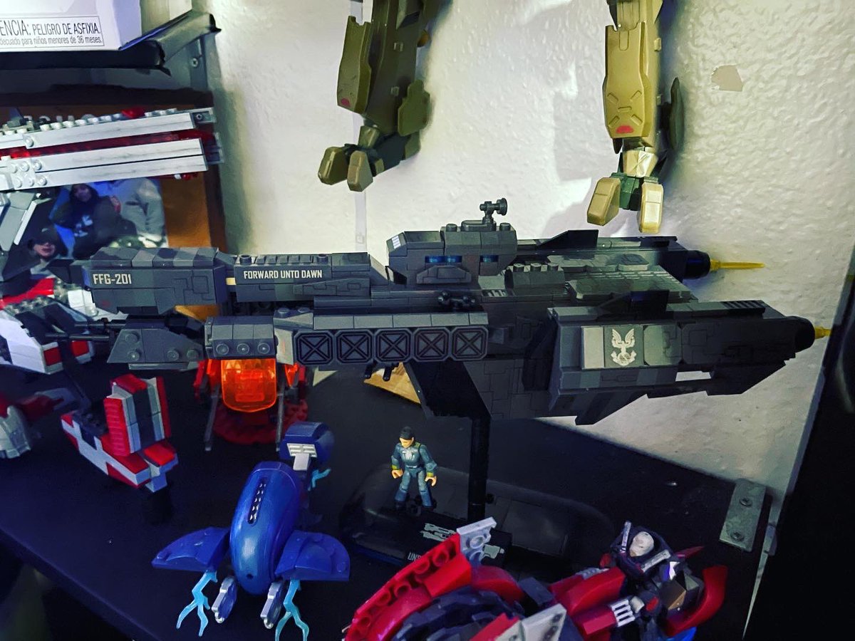 1989Rebel's tweet photo. New additions to the halo wall of destiny. My favorite place in the house… https://t.co/M3Hbmegv4e