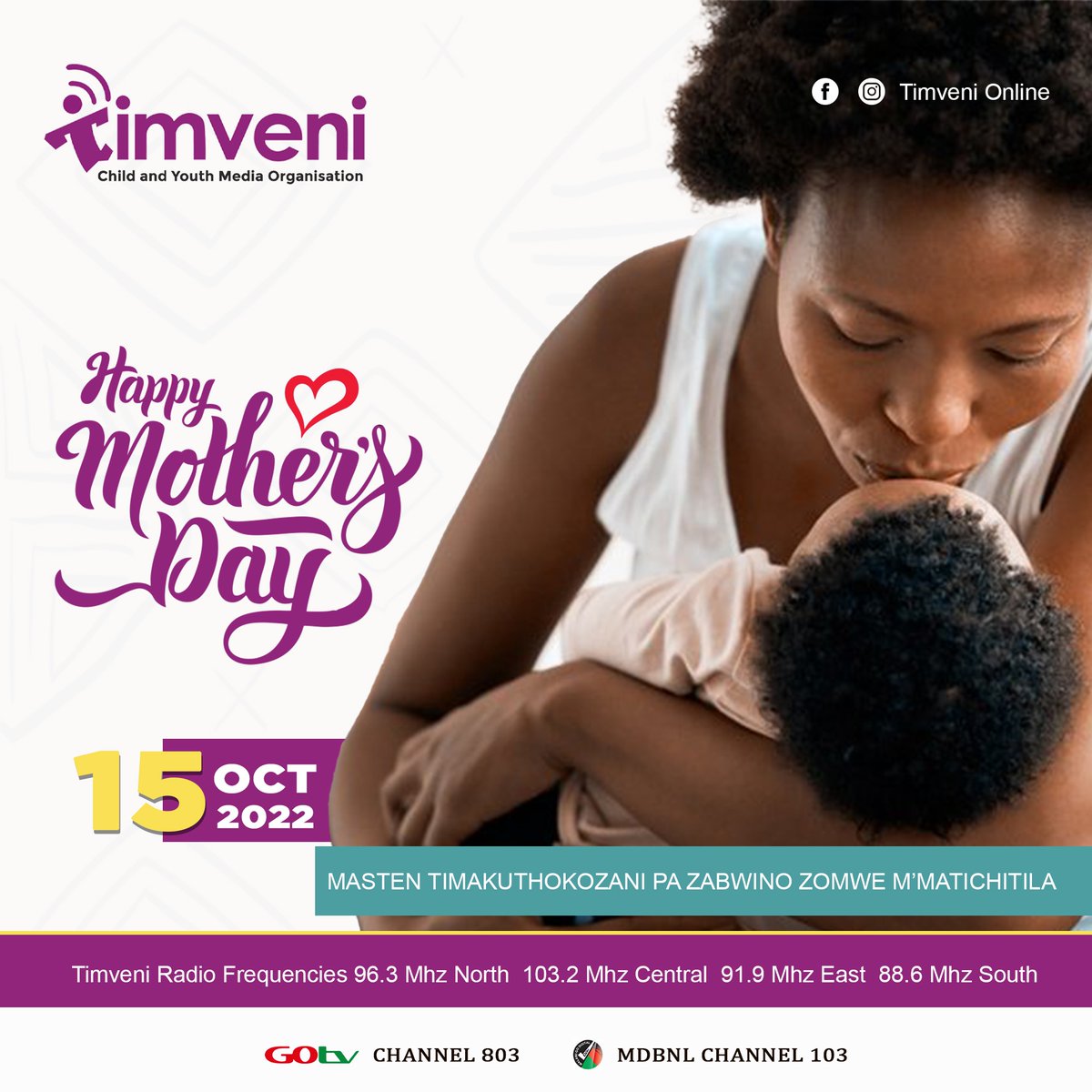 timvenionline's tweet photo. #TimveniUpdate
Happy Mother's Day! https://t.co/4MG3jMW9PI