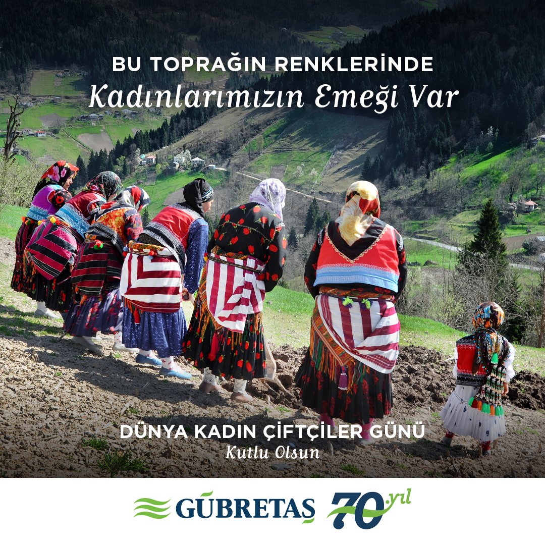 Ekimden hasada, tarladan sofraya kadar tarımın her alanında emeğiyle var olan, bu topraklara değer katan kadın çiftçilerin Dünya Kadın Çiftçiler Günü kutlu olsun.