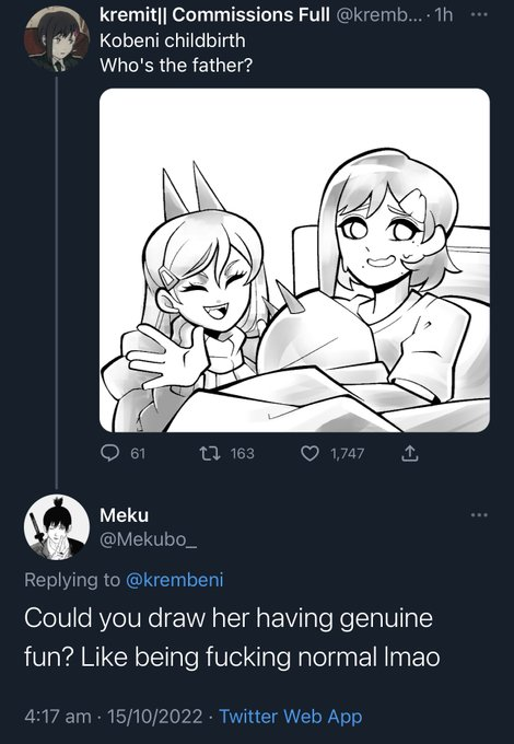 Should I draw Kobeni normally? Vote in the poll below 