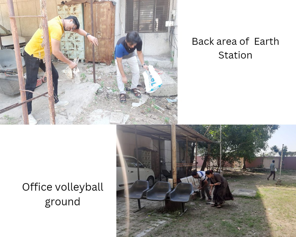 ddgirnarlive's tweet photo. #DoordarshanAhmedabad employees picking litter off the campus ground #SpecialCampaign2.0 for #SwacchBharatMission #SwachhBharat2022 #MyCleanIndia
@PMOIndia  @DARPG_GOI @MIB_India https://t.co/H8G5nJIixQ