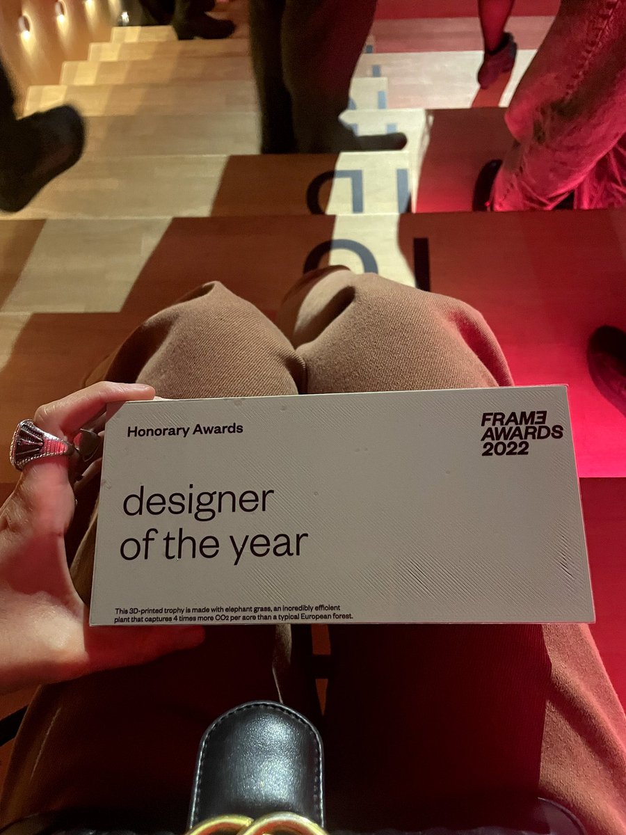 elensalmistraro's tweet photo. ⚡️I’m the BEST DESIGNER OF THE YEAR!!⚡️
for FRAME @framemagazine #netherlands🇳🇱
INTERNATIONAL DESIGN AWARD #frameawards
#frame #frameawards #frameawards2022 #honorary #bestdesigneroftheyear #bestdesigner #elenasalmistraro #design #interiordesign #amsterdam https://t.co/vAcHvC1XMj