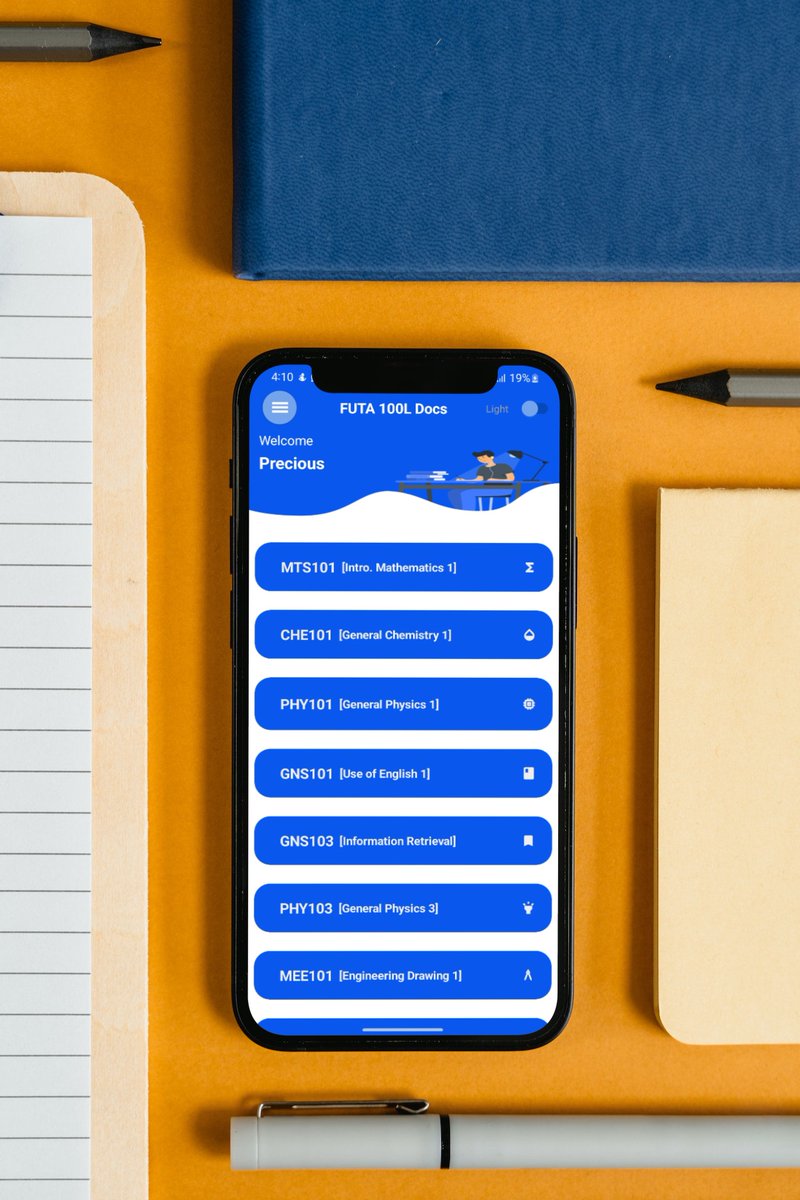 idemudia_p's tweet photo. Hi twitter fam😇

Since my 100l days, one thing I noticed that is peculiar abt Nigeria unis is the lack of a unified system for our files, as school pdfs for courses are always scattered here &amp; there. 

So, I decided to solve this problem by building an an app that will bring https://t.co/xInGsItwNJ