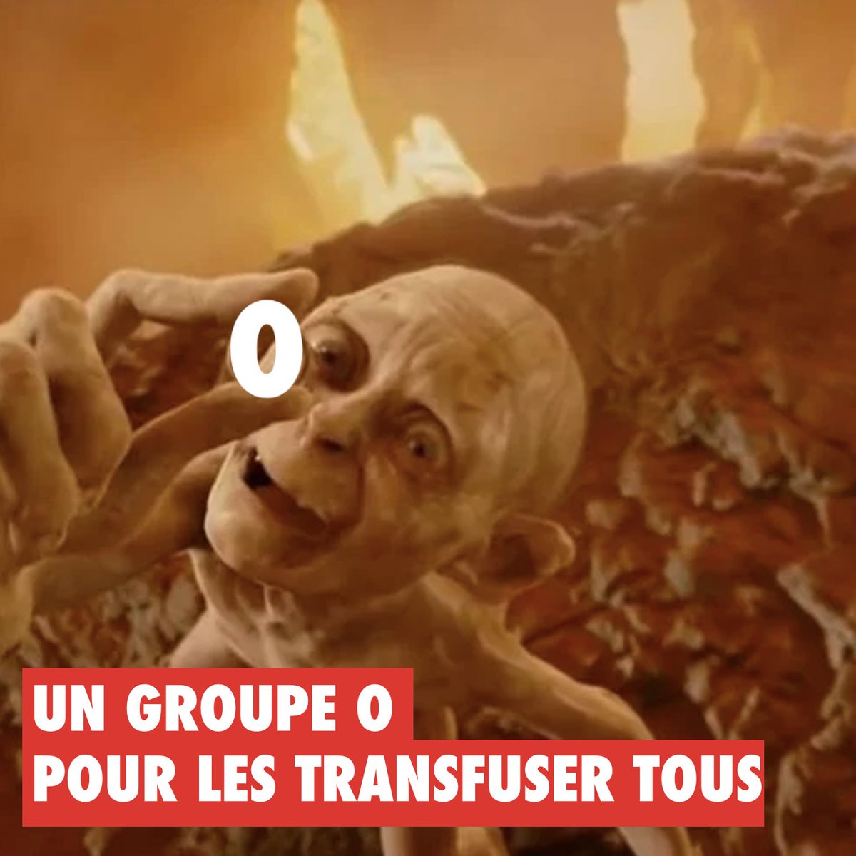 Ôôôôô mon précieux ! Nos besoins en donneurs de groupe 🅾 sont importants et nos collectes font face à une baisse de fréquentation. On compte sur tous les fans de Gollum pour prendre RDV 😉 efs.link/lieux #RingsOfPower #LesAnneauxDePouvoir