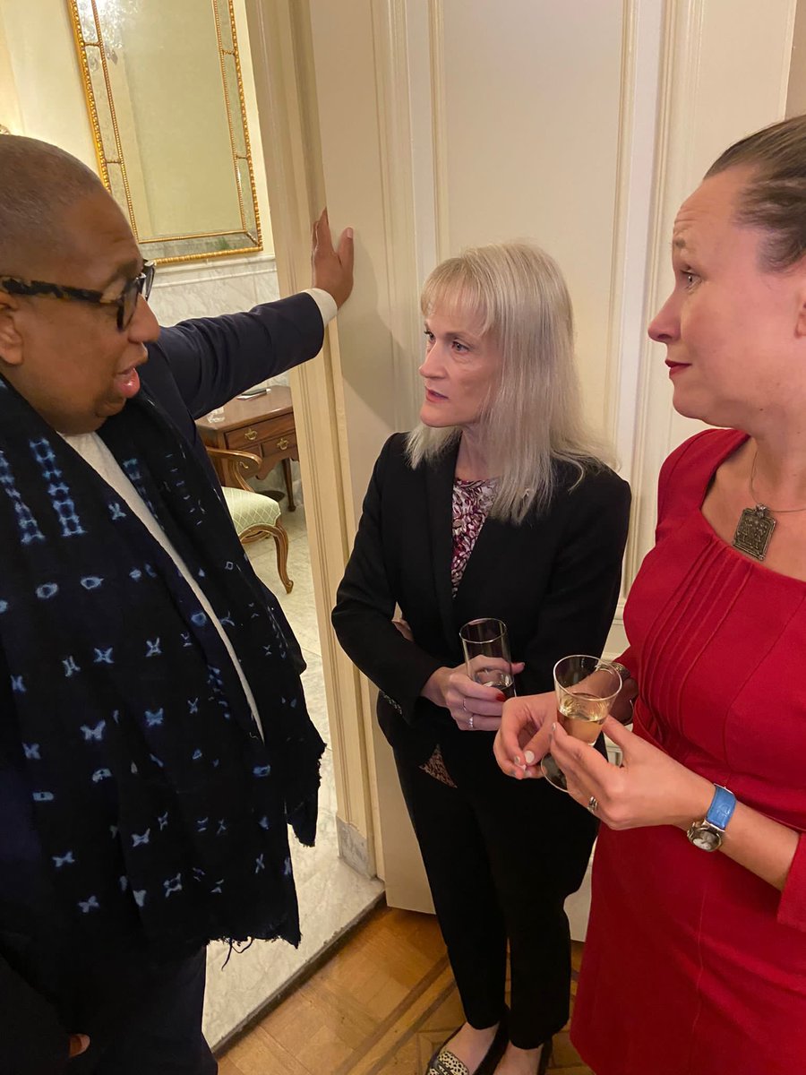 DCM Woodward: “We celebrated Black Achievement Month with special guest @nhannahjones and connected with many partners promoting Black voices here in the Netherlands.”