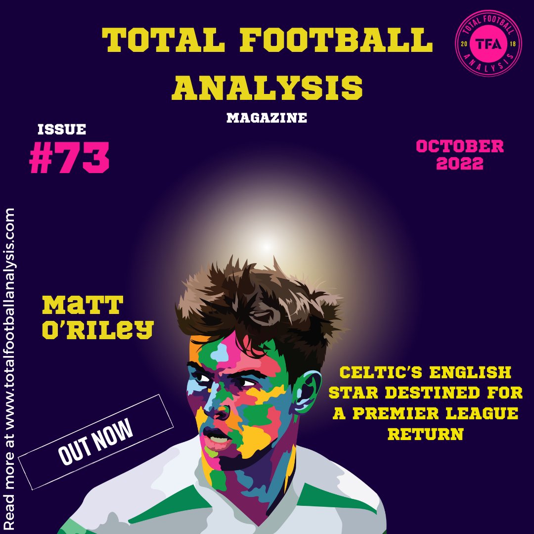 _theanalysis_'s tweet image. 73rd MAG OUT NOW 

Is Matt O’Riley destined for a Premier League return? @ascully24 profiles Celtic’s English star in this month’s magazine.

Don’t wait! Get it here for €2.99: totalfootballanalysis.com/article/matt-o…
OR become a member here: totalfootballanalysis.com/subscribe

#totalfootballanalysis
