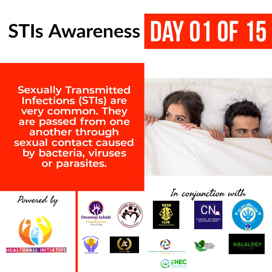 AlmeeraZone's tweet photo. STIs Awareness

Day 01 of 15
Sexually Transmitted Infections (STIs) are very common. They are passed from one another through sexual contact caused by bacteria, viruses or parasites.

#STIs
#Bacteria
#Viruses
#Parasites
#SexualHealth
#Health4ALLInitiative
#AlmeeraZone https://t.co/ZfkPOPvdVm