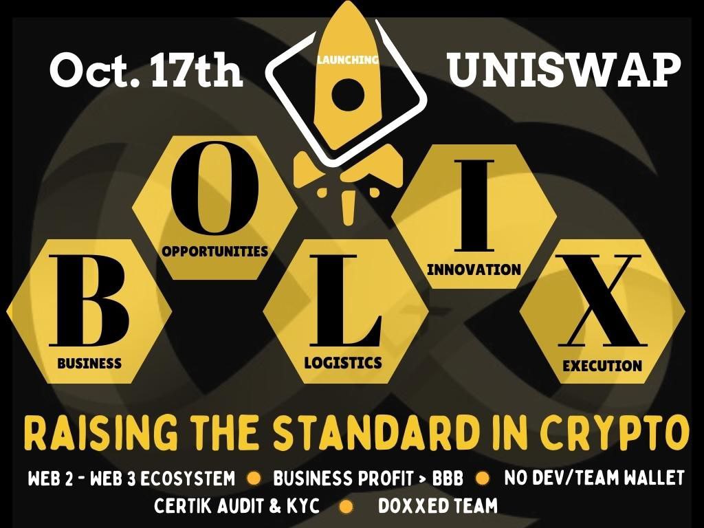 mikecryptothugn's tweet photo. @MrBigWhaleREAL @BolixToken and it's not even close bro! 🤷🏾‍♂️
Launch: Mon, October 17th
Utility: Web2 meets Web3
Website: https://t.co/xp1bNIXZfH
TG: https://t.co/JM4vpVIsjA
NFTs: https://t.co/qWx7VsW7lX https://t.co/HgdWRksJ5v