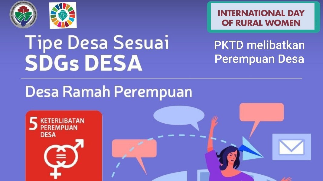 World Rural Woman’s Day
#PerempuanDesa 
Keterlibatan perempuan desa dalam  mendukung katahanan pangan utk capaian SDGs Desa
<a href="/jokowi/">Joko Widodo</a> 
<a href="/halimiskandarnu/">ABDUL HALIM ISKANDAR</a> 
@kemendespdtt 
<a href="/malik_haramain/">malikharamain</a>
<a href="/imansyukri/">Iman Sukri</a>
<a href="/taufikmadjid71/">IG : taufik.madjid</a> 
@yusradaridesa 
<a href="/azzameldzikrie/">#SantriIndonesia</a>
<a href="/tppkemendes/">TPP KEMENDES</a> 
<a href="/tpp_provKalsel/">tpp.provinsi_kalsel</a>