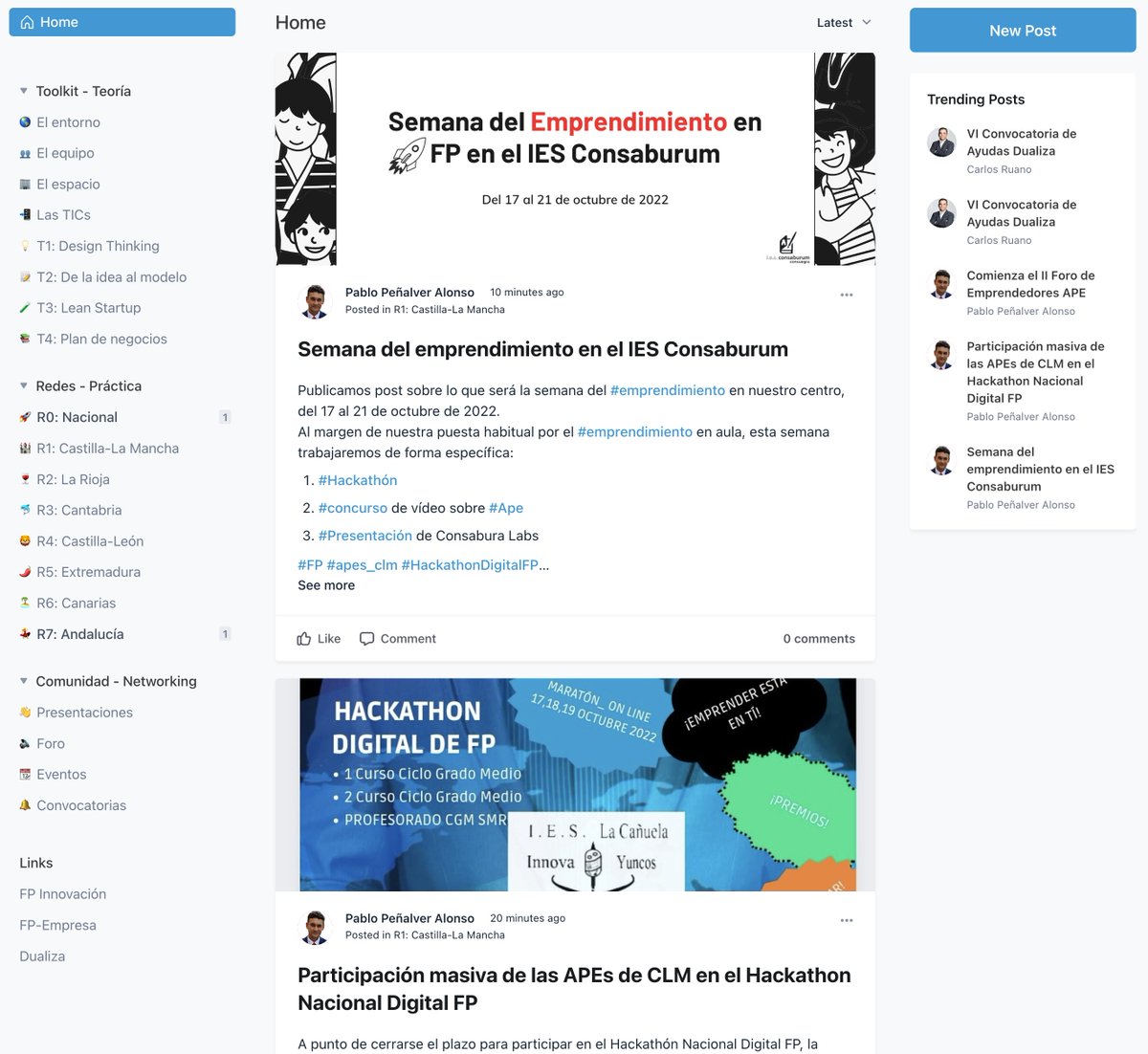 ppenalvera's tweet photo. No te pierdas las noticias que publicamos desde #ConectaFP
https://t.co/jmtnpoXoAu
- #ConvocatoriaDualiza y 8º congreso de #FP de @CABK_Dualiza y @fp_empresa
- #HackathonDigitalFP de @CABK_Dualiza y @FPinnovacion
- Semana del #emprendimiento @Consaburum
- Diario de @apesclm https://t.co/UdzCjBnUdb