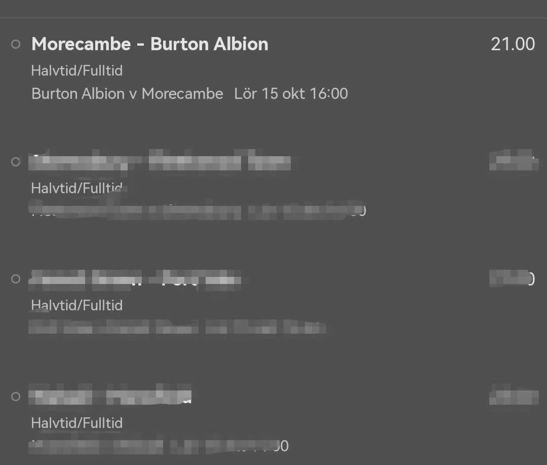BaraOdds's tweet photo. Here are my first game today
Halftime/fulltime

If you want to see the other games, follow my twitter channel.

What do you think, this game end?

#morecambe #burton #England #football https://t.co/mk5Y1eHGcX