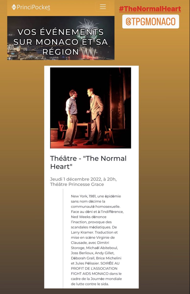 The Normal Heart France tweet media