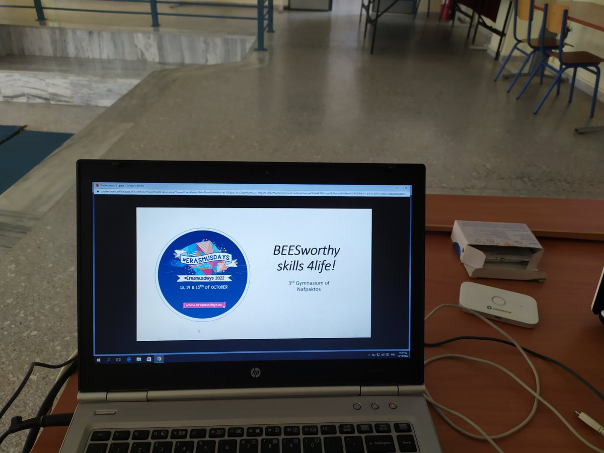 beesworthy22's tweet photo. Περισσότερες φωτογραφίες από την εκδήλωση που πραγματοποιήθηκε στο σχολείο μας στις 13/10/22 στο πλαίσιο των #ErasmusDays 2022!
#3oGymnasioNafpaktouErasmusPlus #ErasmusPlus https://t.co/bpLneIRdq5