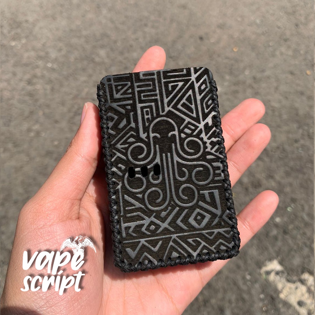 Leathersleeve Cthulhu motif Aztec

Idr 100.000,- retail

Bahan kulit sintetis premium

Order retail &amp; ws
Dm/wa 081320004989

shopee.co.id/vape_script

#cthulhu #vape #cthulhumod #dotaio #vapescript #vapestore #vapeaccecories