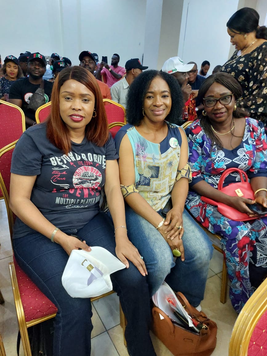 wpo2023's tweet photo. At the Labour Party support groups Event yesterday 14th October 2022.

WPO Convener@ Ebere 
NC mob.Director@ ifeyinwa Ntima
Deputy Program.Cord@ Muizza Tarela were present https://t.co/Qz86WaaaU4