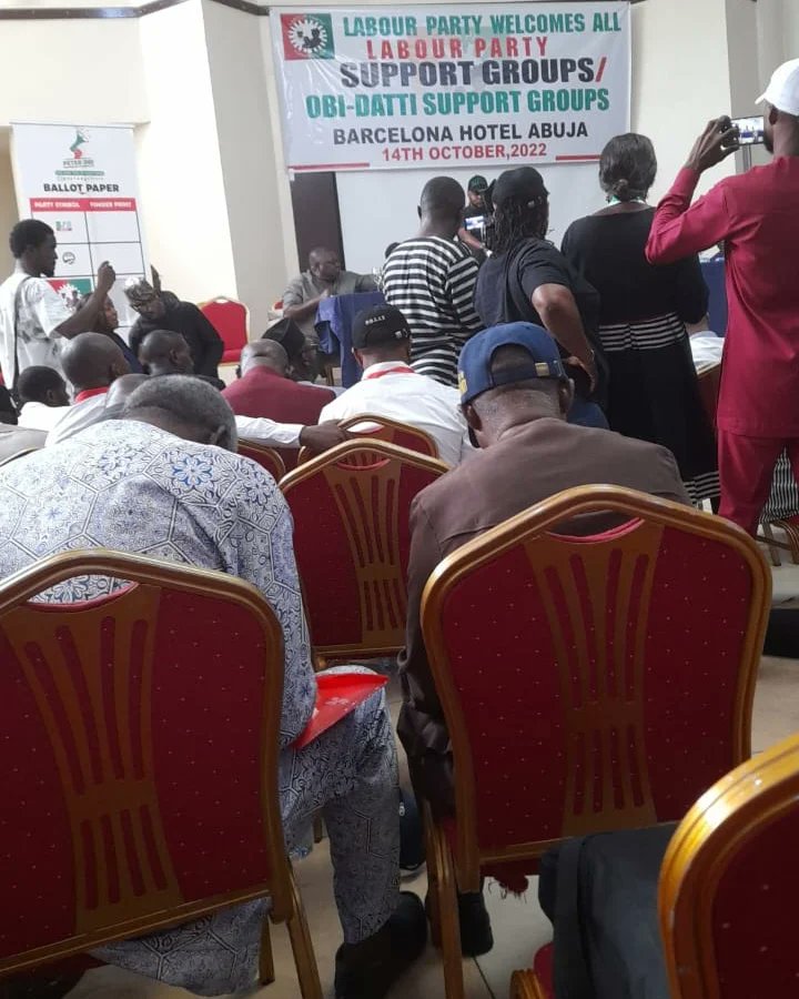 wpo2023's tweet photo. At the Labour Party support groups Event yesterday 14th October 2022.

WPO Convener@ Ebere 
NC mob.Director@ ifeyinwa Ntima
Deputy Program.Cord@ Muizza Tarela were present https://t.co/Qz86WaaaU4