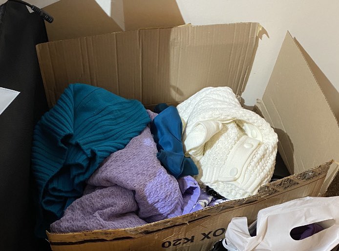 So I was given a box full of precious clothes… They are now memory bears and cushions the whole family can keep in memory of their beloved parents and grandparents 🧸💜 #HandmadeByHenri #Memories #Grief #Loss