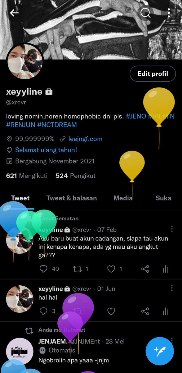 xrcvr's tweet photo. wawww ak punya balon😻☝🏻 https://t.co/zeupGJUSp5