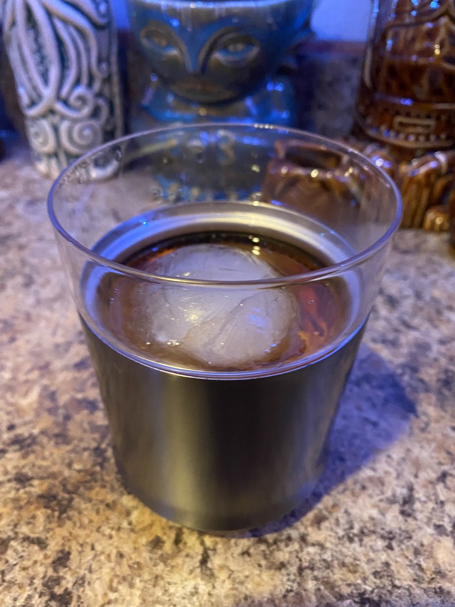 Made an Old Fashioned in my <a href="/ElevatedCraft/">ElevatedCraft</a> Hybrid Cocktail Glass tonight. So far, I’m a big fan!