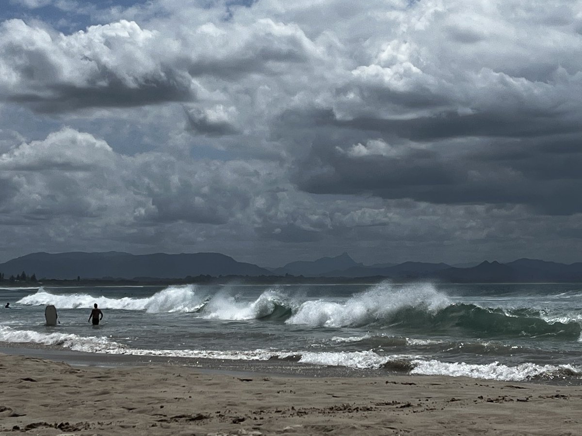 Enjoying the warmth and glimpses of sunshine before the rain arrives here again #byronlife #byronbay