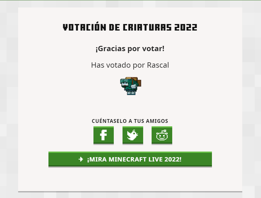 KurapV_'s tweet photo. #MinecraftMobVote #RascalSupremacy https://t.co/1WVYY39M9Y