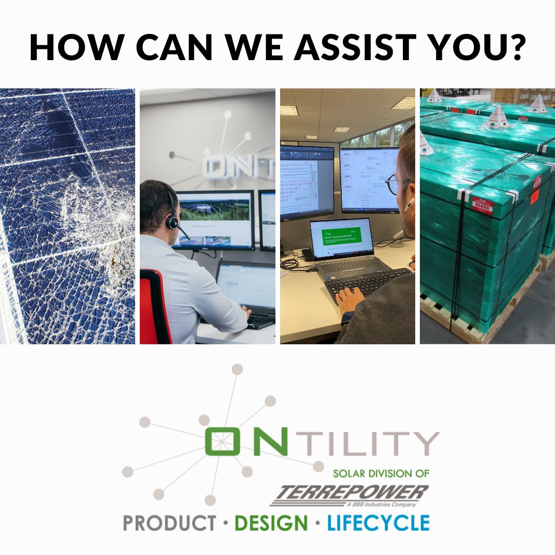 ontility's tweet photo. PV module purchasing, selling, remanufacturing, system design – Ontility has you covered. Connect with us today to review your solar needs. #Ontility #Solar2ndLife #SolarLifecycle #SolarRecycling https://t.co/uOjK7QdFkv