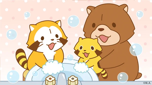 今日は世界手洗いの日!外から帰って来たら、きちんと手洗い大事なことだミャ～(◆'ᗜ'◆)/#ラスカル #世界手洗いの日 