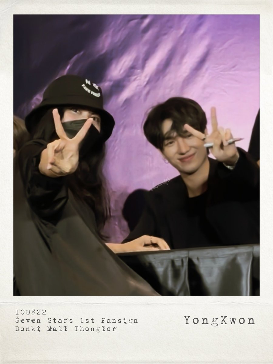 carrottz_'s tweet photo. 100822 [📸] • YongKwon

THE BEST MEMORIES 🎶🥕🧡
#YKCRmemory

🗓 SEVEN STARS FIRST EXCLUSIVE FANSIGN EVENT 
📍Donki Mall Thonglor, 4th Floor

#YongKwon #용권 
#ParkYongKwon #박용권
#SevenStars #SevenStarsTH
#SevenStarsFirstFansign
#ExclusiveFANSIGN
#KBeautyFestival2022 https://t.co/9nrOl90mAv