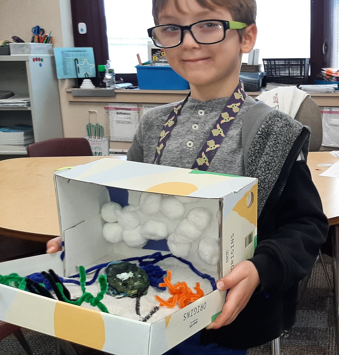 The day before our Mini Zoo, students practiced their listening and speaking skills and presented their habitat projects to their classmates! #wesoar