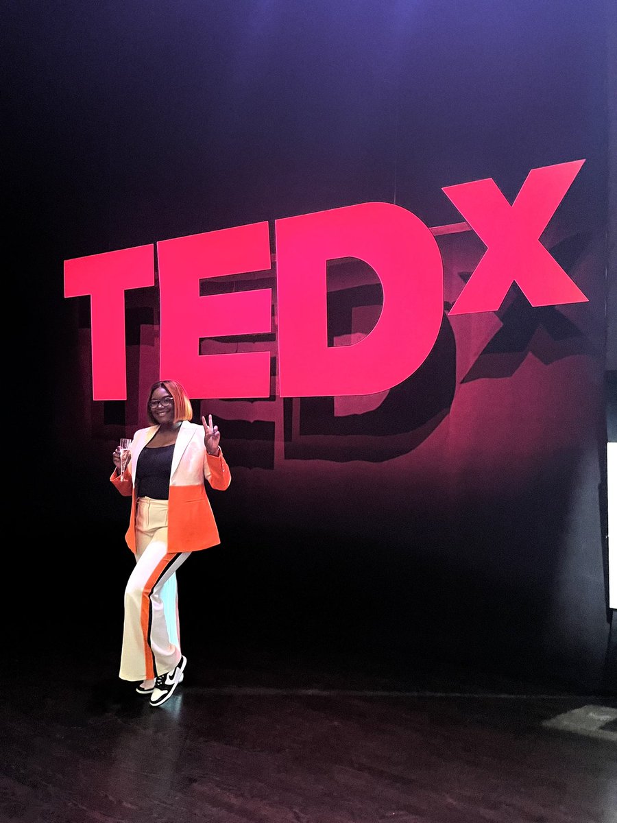Full of joy! #TEDxDayton #TEDSpeaker 📸🫶🏽🤳