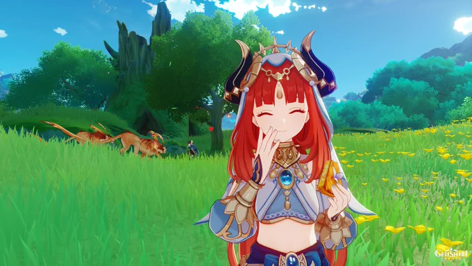 Aww look how pretty Nilou is  #GenshinImpact 