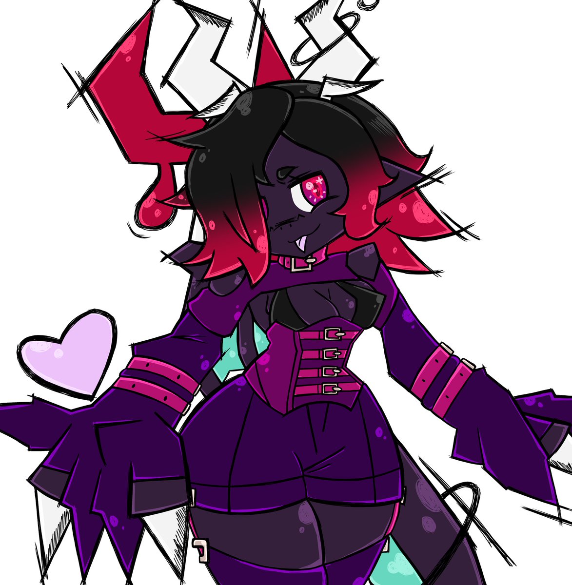 MidnightLumi's tweet photo. Lil bonus piece of sorts, but I finally got around to color this thingy from day 9 ewe;;; https://t.co/sgr7MuqxOC