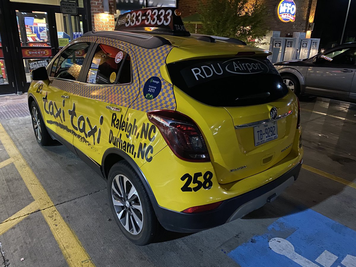 mrmarkfrench's tweet photo. Bang-up work, @TaxiTaxiRaleigh /s https://t.co/9i0mHzyci7