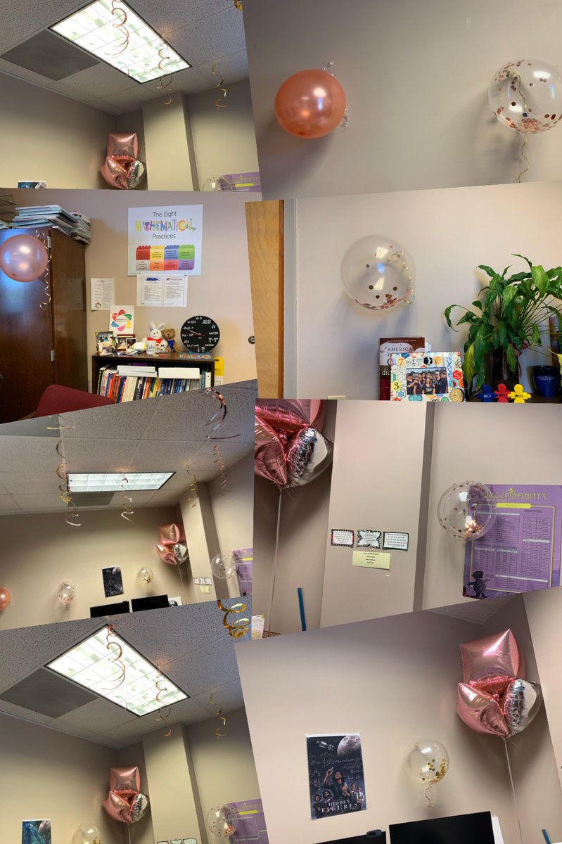 VMSTheMathLady's tweet photo. THANK YOU 2 K-12 Mathematics team for remembering me on an early boss’s day today! They were all set to surprise me in my office early this morning but I was at a school.I am thankful for their thoughtfulness & blessed to work w/each of them🤗💓 #wsfcsmathteam #InServiceOf https://t.co/xa8o2ggrDD