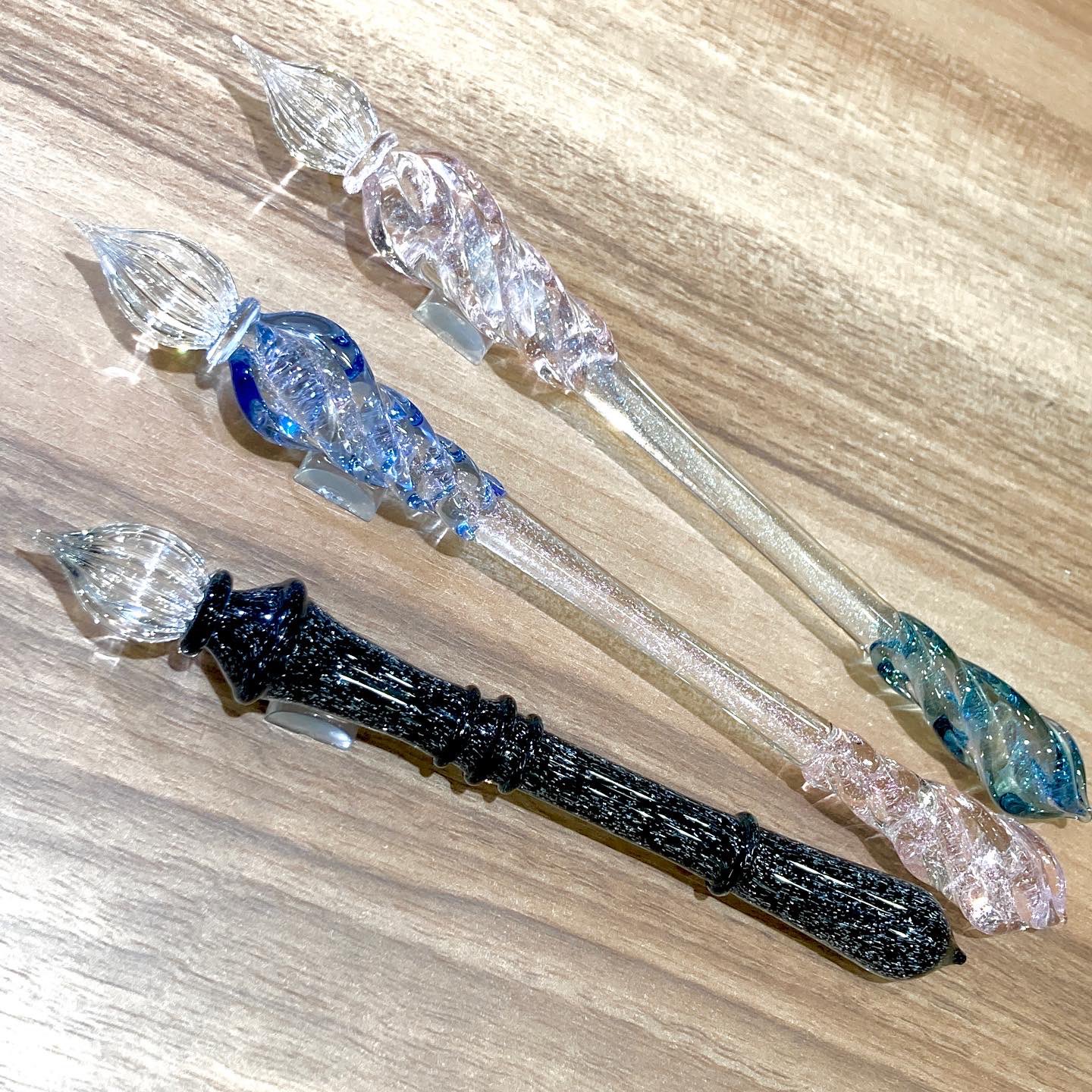 日本未入荷!入手困難! ガラス工房LUC ガラスペン ガラスペン silver