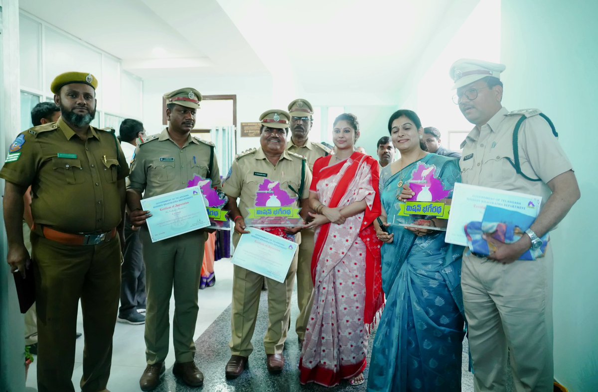 mb_telangana's tweet photo. The Forest Department's constant support in Right of Way, clearances and our Greening effort, strengthens the hands of Mission Bhagiratha. 🌱

@SmitaSabharwal @DayakarRao2019 
@HarithaHaram https://t.co/TXo2rt5wxo