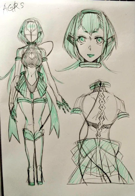 ……昔のワシのがキャラデザ頑張ってない??? 