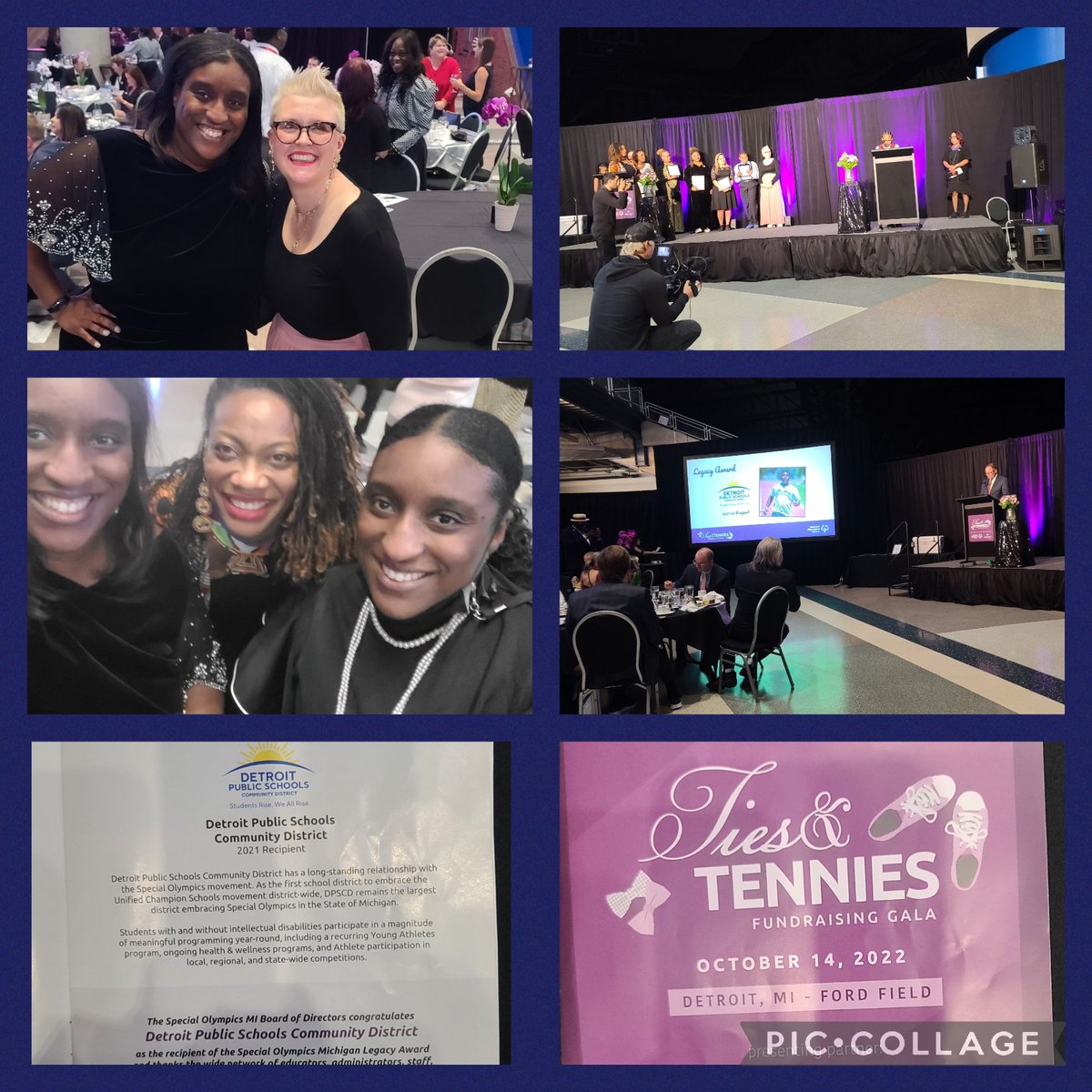 Such an amazing time at the annual Ties and Tennies Gala. Congratulations to <a href="/Detroitk12/">DPSCommunityDistrict</a> for being honored and awarded the Special Olympics Michigan Legacy Award. #ESE <a href="/Lnzoma/">LNzoma</a> <a href="/sbjardine/">Sarah Jardine</a>