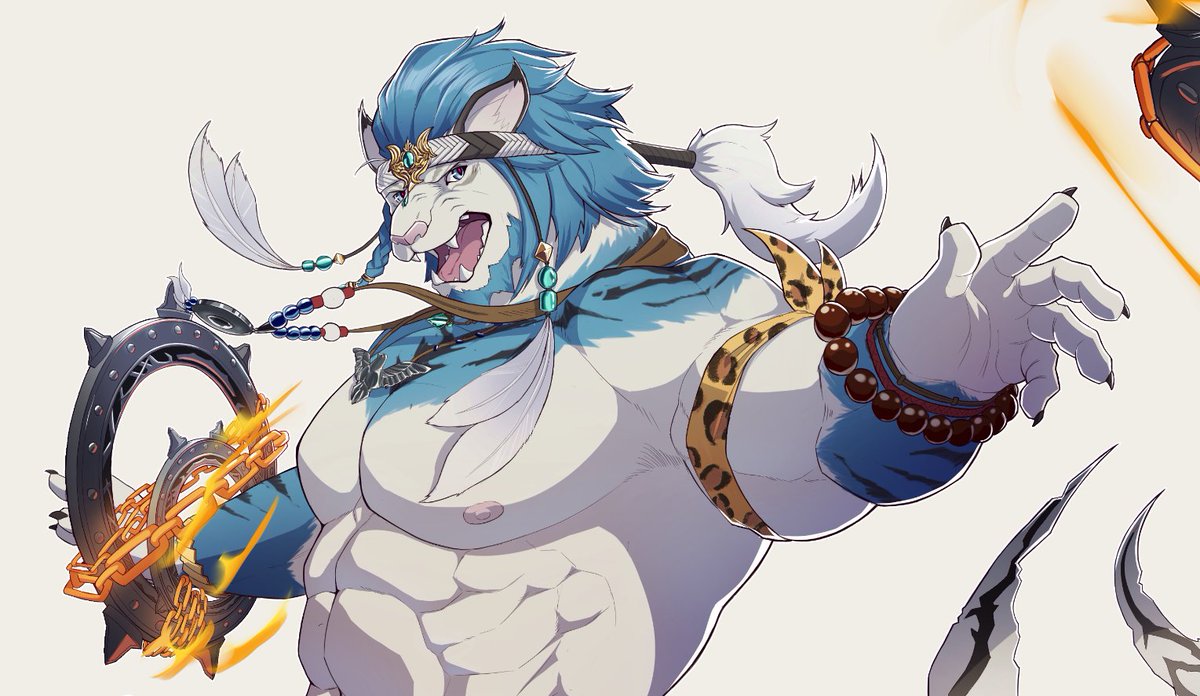 CancerDoge's tweet image. Hrothgar commission for @ZaleGallant_XIV