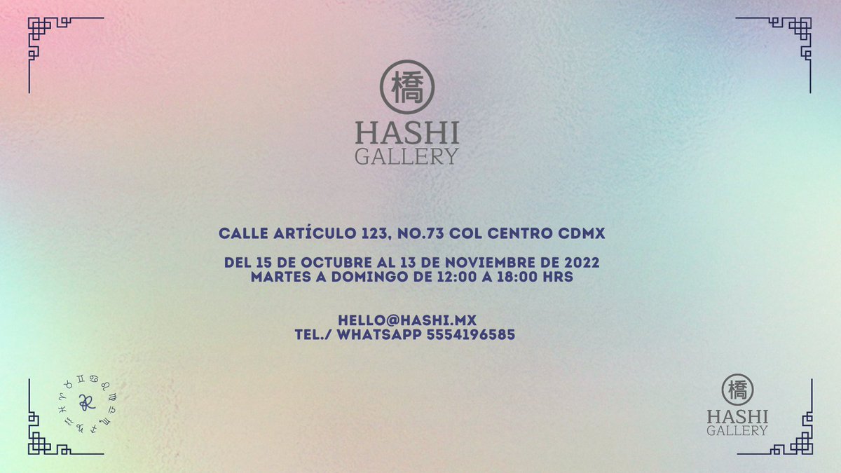 BralSorchini's tweet photo. Bral Sorchini | ATELIER presenta: 
ZODIACO JAPONÉS de venta exclusiva en @hashigallery del 15 de Octubre al 13 de Noviembre.

Unicamente 20 piezas de cada signo zodiacal.  
Agenda tu visita. https://t.co/1vUUrlQDgK