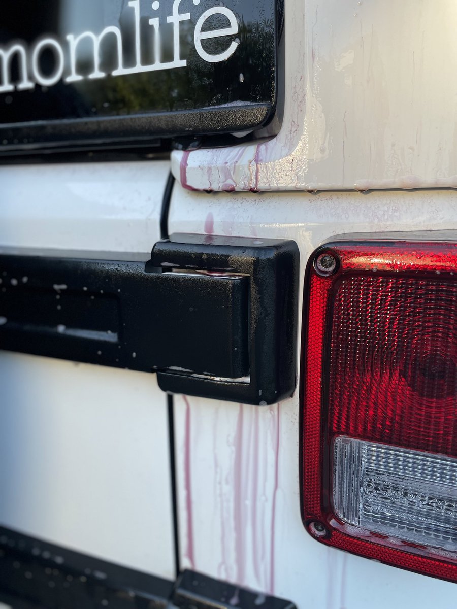 BennyOnAJet's tweet photo. @jessica_kirsh The purple is the iron remover treatment melting iron contaminants in the clear coat of the paint. https://t.co/7B38UVHvdd